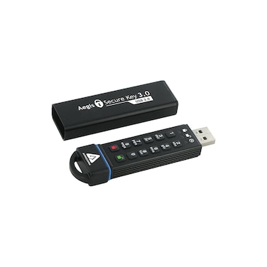 Apricorn 480GB Aegis Secure Key FIPS 1402 Level 3 Validated 256bit Encryption USB 30 Flash Drive ASK3480GB