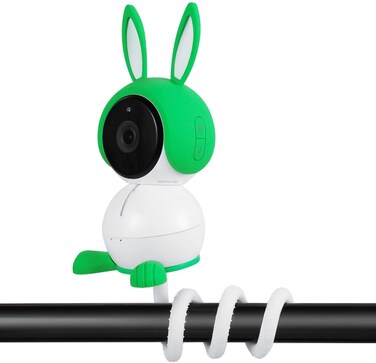 Twist Mount Compatible with Arlo Baby Camera Flexible GooseneckLike Mount for Arlo Baby Camera  Attach Your Arlo Baby Camera Wherever You Like Without Any Tools  by Wasserstein 1 Pack White