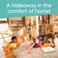HearthSong 32Panel Cabin Fantasy Forts Indoor Building Kit with Sturdy 22 Sq Cardboard Panels and Hook and Loop Connectors