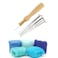 Micro Traders 7pcs Felting Needles Starter Kit with Wooden Handle Felt Tool DIY Home Sewing Tools