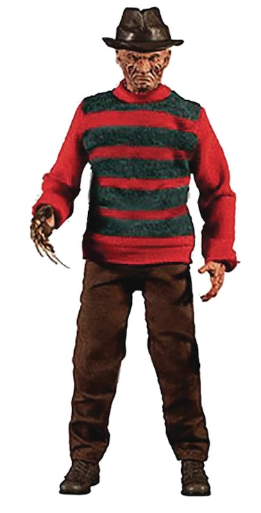 Mezco One 12 Collective A Nightmare On Elm Street Freddy Krueger Action Figure Multicolor