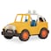 Battat Wonder Wheels Yellow Toy 4X4  OffRoad Toy Truck  Pretend Play Recyclable Materials  1 Year