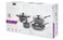 IKO Stratum Triple Layer Ceramic Non Stick 7 Piece Cookware Set Induction Ready Includes 5 Qt Dutch Oven with Lid 35 Qt Saute Pan with Lid 15 Qt Saute Pan with Lid and 10 Fry Pan