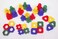 edxeducation Nuts  Bolts Activity Set  Set of 32  4 Shapes and 4 Colors  12 Activity Cards  Matching Game for Toddlers  Teach Counting Sorting and Classifying  Improve Fine Motor Skills
