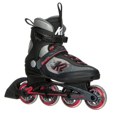 K2 Skate Womens Kinetic 80 Inline Skate Gray Coral 105
