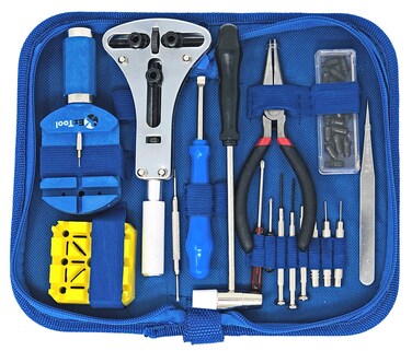 EZTool Watch Repair Kit with 16 Tools and 40Page Instruction Guide