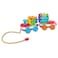 The Learning Journey Techno Kids Stack  Spin Pull Along Train STEM Toddler Toys  Gifts for Boys  Girls Ages 2 Years Mind Building Preschool Learning Toy
