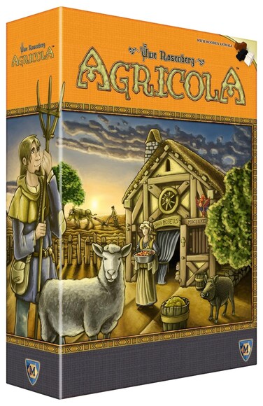 Agricola Revised Edition  Strategy Game  Farming Game for Adults and Teens  Advanced Board Game  Ages 12  14 Players  Average Playtime 90 Minutes  Made by Lookout Games