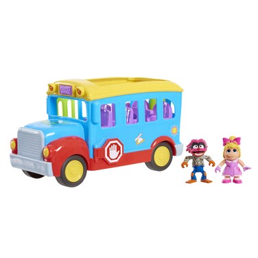 Muppet Babies Friendship School Bus Kids Toys for Ages 3 Up by Just Play