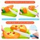 JoyGrow 32PCS Cutting Toys Pretend Food Fruits Vegetable Playset Educational Learning Toy Kitchen Play Boy Girl Kid with Handbag Packing