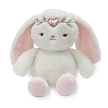 Lambs  Ivy Confetti Plush Pixie Bunny PinkGold 10 inches