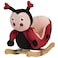 Rockin Rider Lala The Ladybug Baby Rocker Plush RideOn Red