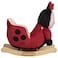 Rockin Rider Lala The Ladybug Baby Rocker Plush RideOn Red