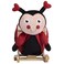 Rockin Rider Lala The Ladybug Baby Rocker Plush RideOn Red