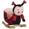 Rockin Rider Lala The Ladybug Baby Rocker Plush RideOn Red