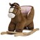 Rockin Rider Bubbles Baby Rocker Plush Brown Large