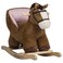 Rockin Rider Bubbles Baby Rocker Plush Brown Large