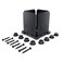 Ozco 51708 Ironwood 6X6 Post Base Black Galvanized Steel 1 per Pack