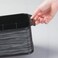 mDesign Storage Organizer Caddy for TV Remote Controls Magazines  Black