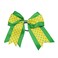 Sports Novelties Hair Bow Ties GreenGold