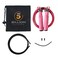 5BILLION Speed Jump Rope  Pink Bending Adjustable  Workout for Double Unders WOD Outdoor MMA  Boxing Training