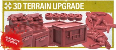 Resident Evil 2 The Board Game  3D Terrain Upgrade Set Kickstarter Exclusive