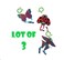 ZeeKites Mini Kite with Tail Ribbons Ready to Fly Assorted Lots Available Assorted Lot of 3