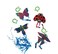 ZeeKites Mini Kite with Tail Ribbons Ready to Fly Assorted Lots Available Assorted Lot of 3