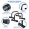 Yes4All Nonslip Steel Push Up Stand Parallel Bars Parallettes with Rubber Feet Supports Calisthenics Exercises and Upper Body Strength Workouts  Black