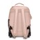 Kipling Sanaa Large Metallic Rolling Backpack Rose Gold Metallic