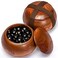 Yellow Mountain Imports Dark Cherry Veneer 06Inch Reversible Go Game Set Board with Double Convex Melamine Stones  Jujube Bowls  Classic Strategy Board Game BadukWeiqi