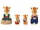 Calico Critters Woolly Alpaca Family Dolls Dollhouse Figures Collectible Toys Multi