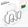 KESOL Kitchen Sponge Holder  Kitchen Sink Caddy for Sponges Scrubbers Soap No Drilling Adhesive Rustproof SUS304 Stainless Steel Compact Kitchen Sink Accessories