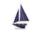 Hampton Nautical sailboat17107 Wooden Deep Blue Sea sailboat17107 Sailboat 17  Sailboat Decoration  Nautical Decor  Sailing Ship sailboat17107