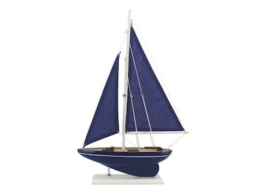 Hampton Nautical sailboat17107 Wooden Deep Blue Sea sailboat17107 Sailboat 17  Sailboat Decoration  Nautical Decor  Sailing Ship sailboat17107