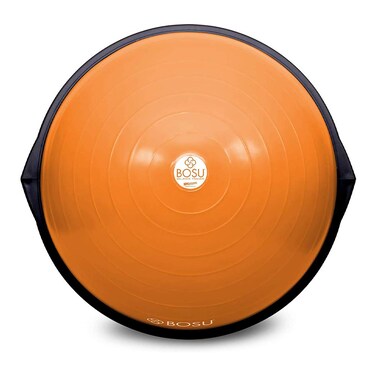 BOSU Balance Trainer 65cm  Original OrangeBlack Gymnastics 300lbs Capacity Adult Age Range Rubber Material