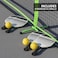 Pro Focus Pickleball Net Set  Includes 4 Player Wooden Pickleball Paddles and 3 Pickleballs Outdoor and Indoor Fun for Adults and Families All Skill Levels