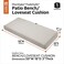 Classic Accessories Montlake WaterResistant 59 x 18 x 3 Inch Outdoor BenchSettee Cushion Patio Furniture Swing Cushion Heather Grey Patio Loveseat Cushion