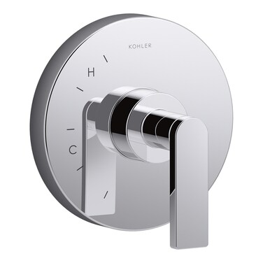 KOHLER KTS731154CP Composed Valve Trim with Lever Handle For RiteTemp PressureBalancing Valve Not Included Polished Chrome
