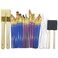 50 All Purpose Paint Brush Value Pack  Great with Acrylic Oil Watercolor Gouache