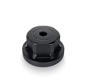 Ozco 16621 134inch Hex Cap Hardware Nuts Hex Cap Nut Plugs Use with Lag Screws 250 per Pack