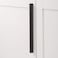 Hickory Hardware 1 Pack Solid Core Kitchen Cabinet Pulls Luxury Cabinet Handles Hardware for Doors  Dresser Drawers 81316 Inch 224mm Hole Center Flat Onyx Streamline Collection