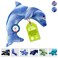 manimo Weighted Dolphin Stuffed Animal  Dolphin Pillow Sensory Lap Pad  Stress Relief Neck Pillow Pet Toy for Shoulder  Legs  Perfect for Home Schools Kindergardens Daycares