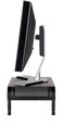 Allsop Metal Art Ergo 3 Adjustable Monitor Stand TV  Laptop Riser 3 Height Levels with Micro Leg Adjustments NonSkid Holds 35 lbs 06494