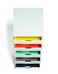 DURABLE Desktop Drawer Organizer VARICOLOR Mix 5 Compartments with Removable Labels 11 w x 14 d x 11375 h White  Multicolored 762527