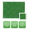 Sorbus Grass Foam Floor Tiles  12 Interlocking Mats of 24X24 Total of 48 Sq Ft for Kids Outdoor Toys Playroom Deck Patio Basement Home Gym  Artificial Carpet Grass Turf Indoor Outdoor Flooring