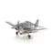 Old Modern Handicrafts Grumman F6F Hellcat Plane Model  Wall Dcor  140 Scale Model Metal  Exotic Wall Decoration for Home  Office  145 x 12 x 6 Inches