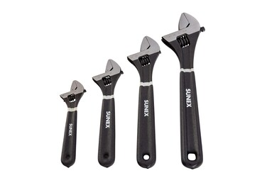 Sunex 9618A 4Pc Adjustable Wrench Set 6 8 10 12