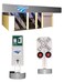 Amtrak Wooden Train P42 Superliner Set Compatible with Other Railroads wStationTrack  Signs