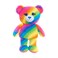 BUILD A BEAR Plush  Rainbow Bear